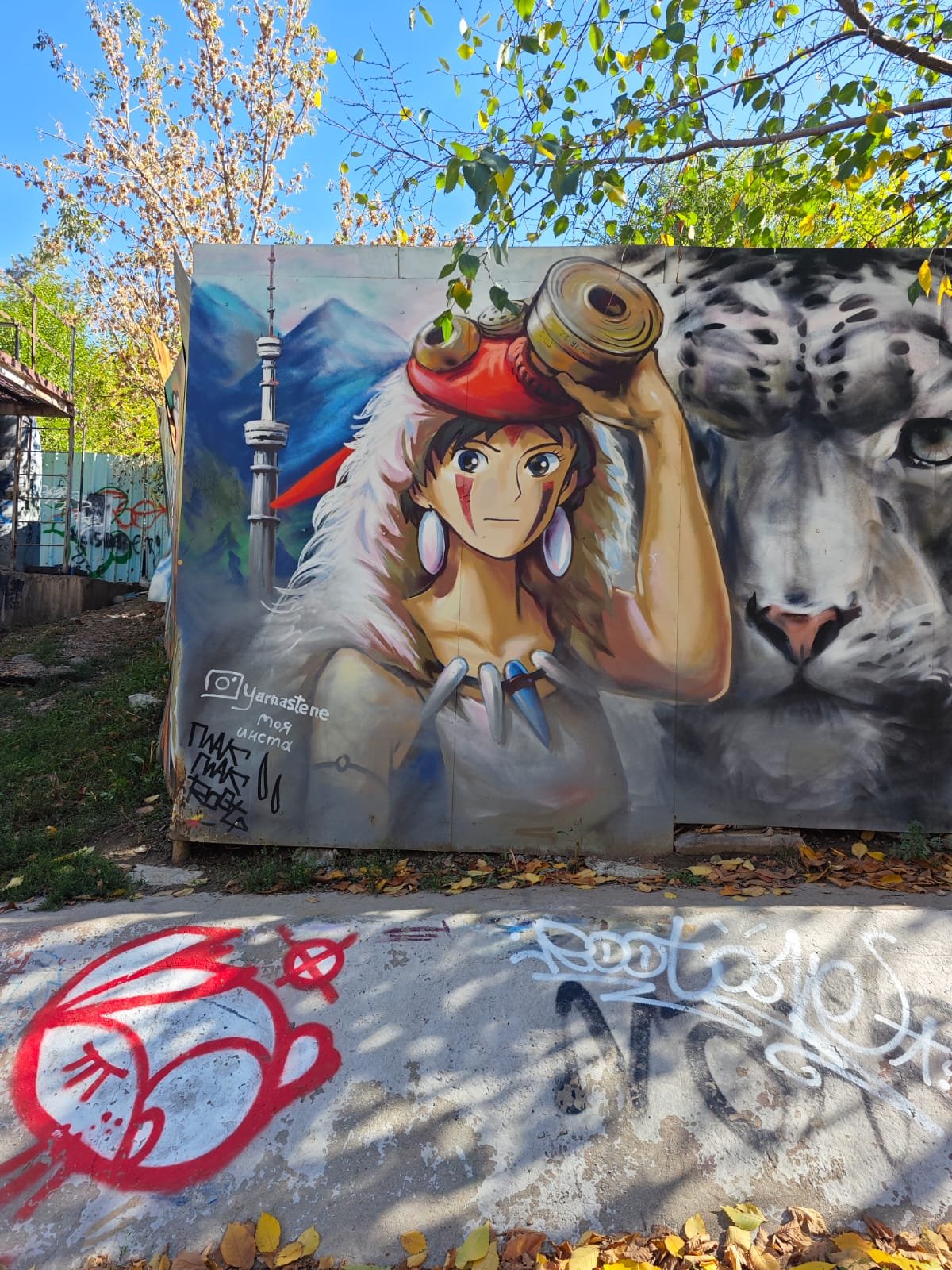 Graffiti Wall Almaty: Where Art Breathes Along the River