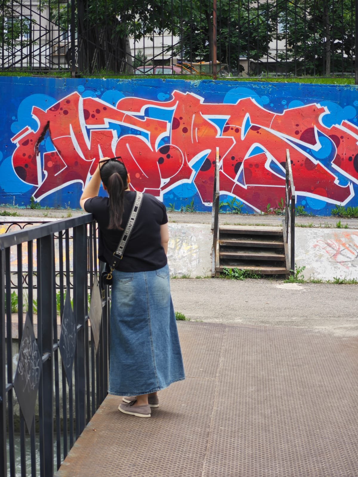 Graffiti Wall Almaty: Where Art Breathes Along the River