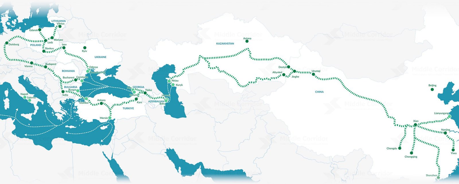 Across the Caspian