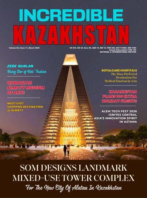 Incredible Kazakhstan Magazine — March 2026 cover