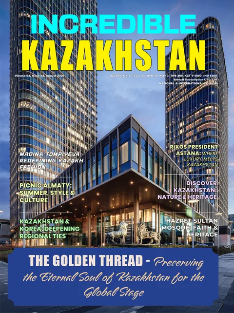 Incredible Kazakhstan Magazine — August 2026 cover