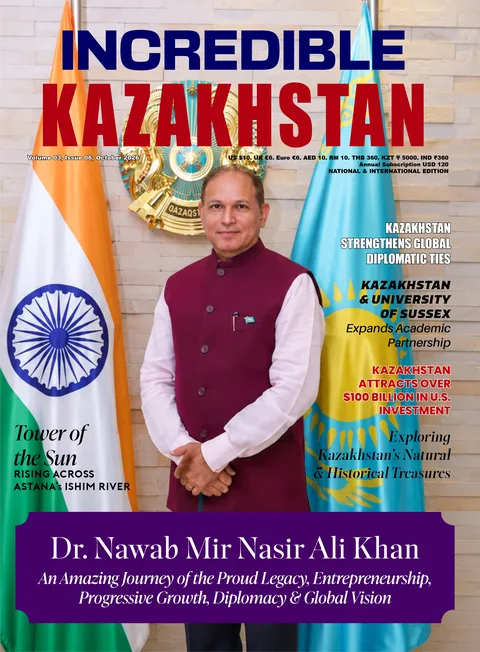 Incredible Kazakhstan Magazine — October 2026 cover