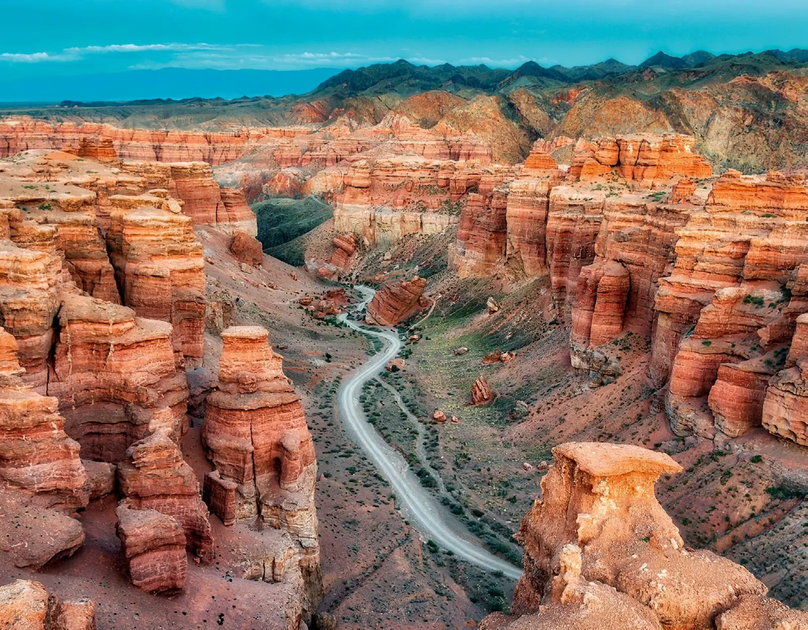 Charyn Canyon at first light