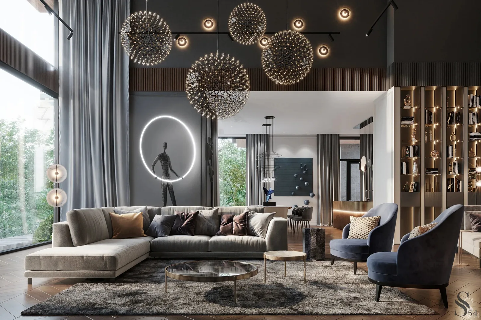 The Interior of a Luxury Country House