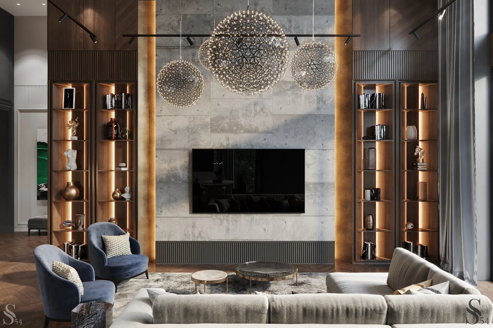The Interior of a Luxury Country House